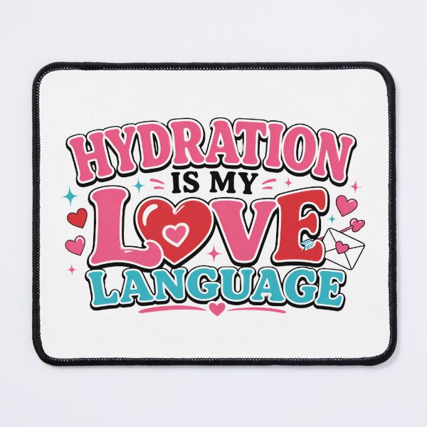 Item preview, Hydration Is My Love Language Cute Valentine Retro designed and sold by Fenay Designs.