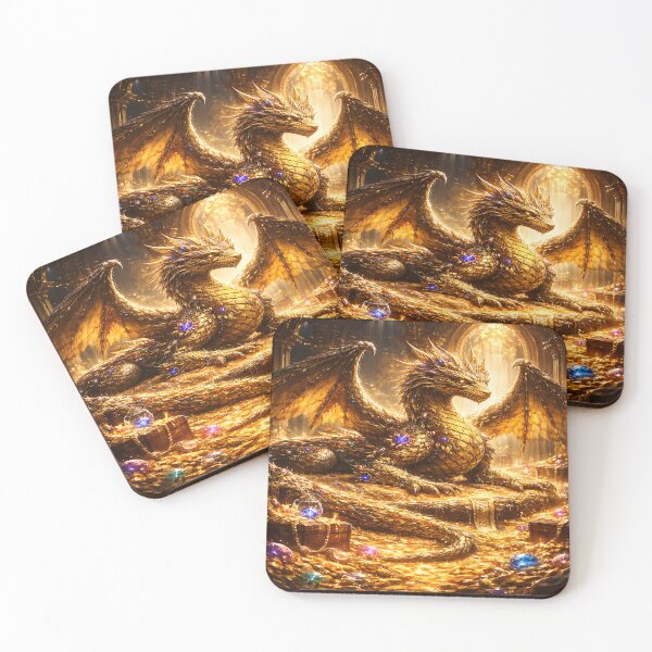 Item preview, Golden Dragon designed and sold by Artisan Finds Online.