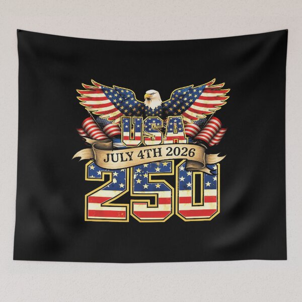 Item preview, 250 Years American 1776 2026 250th 4th July Independence Day  designed and sold by gear-posters.