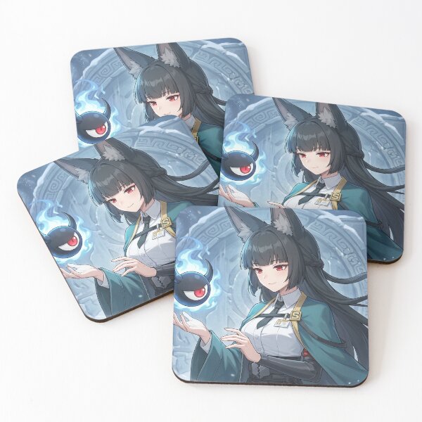 Item preview, Hoshimi Miyabi // Zenless Zone Zero Illustration - Ice Aesthetic Anime Girl Magical Winter Art designed and sold by Astraphyllia.