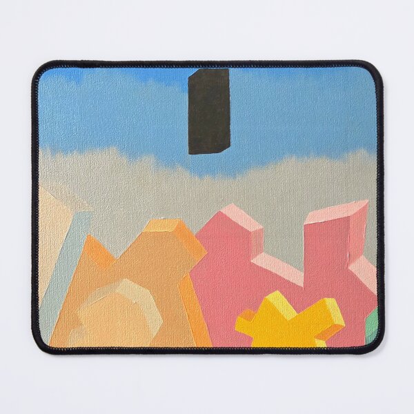 Item preview, Cosmic Odyssey - Abstract Surrealist Monolith Art designed and sold by AliAltinelArt.