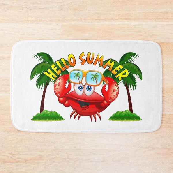 Item preview, Crab with Sunglasses Hello Summer Mood Meme designed and sold by BluedarkArt.