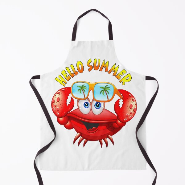 Item preview, Crab with Sunglasses Hello Summer Mood Meme designed and sold by BluedarkArt.