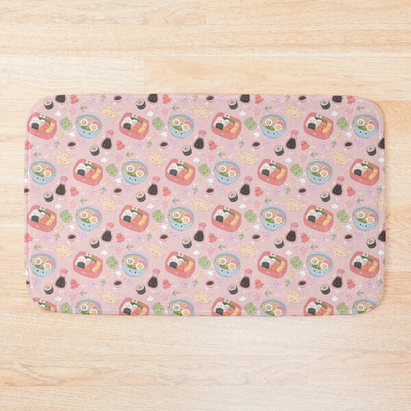 Item preview, Kawaii Japanese Food Pattern Cute Pastel designed and sold by VicPadArt.