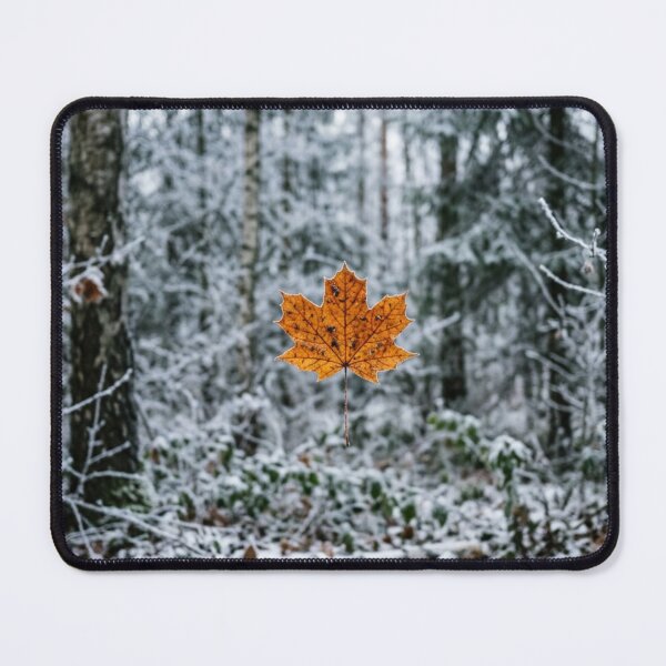 Item preview, Leaf floating in the frozen air designed and sold by Malisa345.