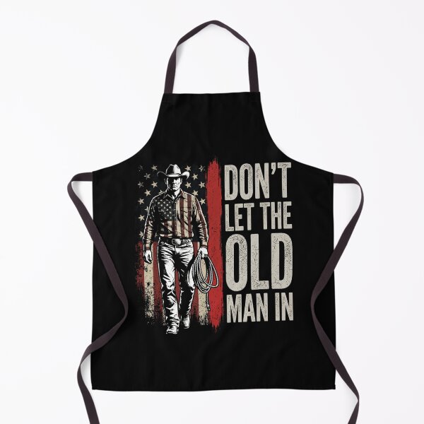 Item preview, Don't Let The Old Man In Cowboy Shirt Patriotic Western Vintage Graphic T designed and sold by ArcaneArtistry.