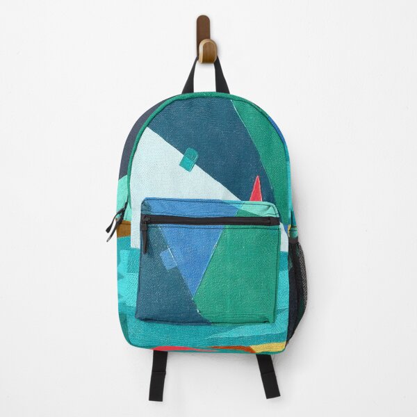 Item preview, Geometric Sails - Modern Abstract Coastal Landscape designed and sold by AliAltinelArt.