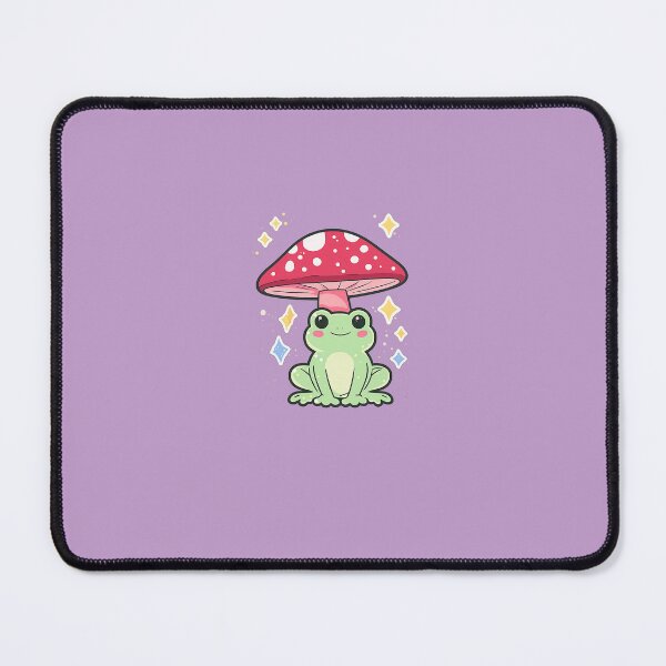 Item preview, Cute Kawaii Frog Mushroom Sticker — Cottagecore Cutecore Gift designed and sold by HugoYuli.