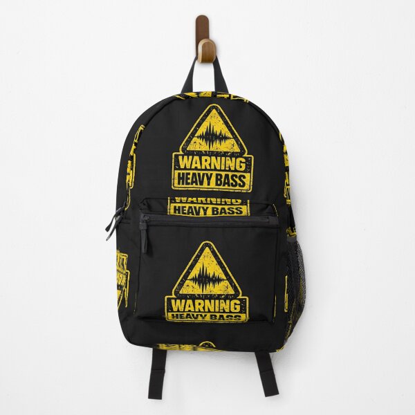 Item preview, Warning Heavy Bass Industrial Rave  designed and sold by  ZenRave Designs.