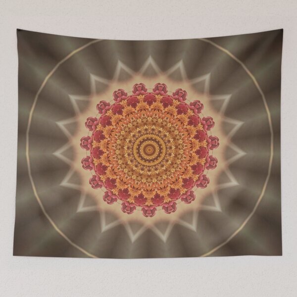 Item preview, Floral diya mandala designed and sold by sonamkumari333.