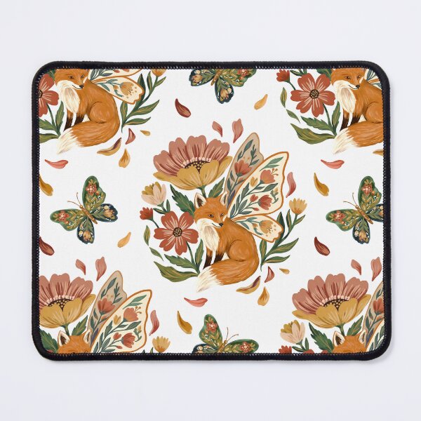 Item preview, Rustic Foxes in Bloom designed and sold by mmartabc.