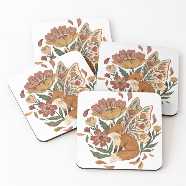 Item preview, Rustic Foxes in Bloom designed and sold by mmartabc.