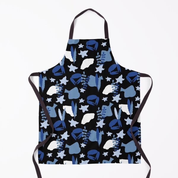Item preview, Blue Nautical Sea Creature Silhouette Pattern designed and sold by MyTutina.