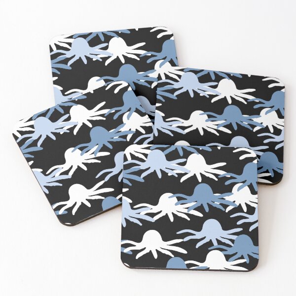 Item preview, Blue Octopus Silhouette Pattern designed and sold by MyTutina.