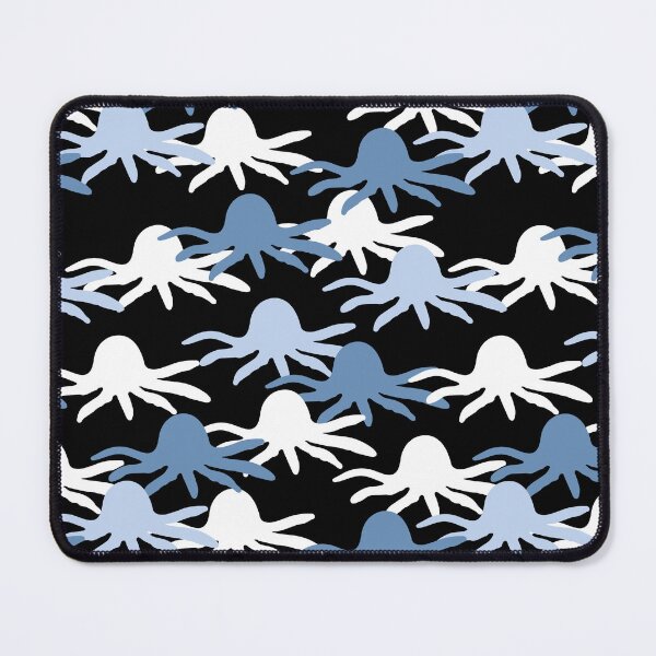Item preview, Blue Octopus Silhouette Pattern designed and sold by MyTutina.