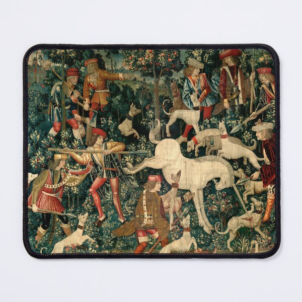 Item preview, The Hunt of the Unicorn Medieval Forest Scene designed and sold by ArcaneBestiary.