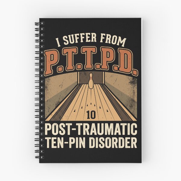 Item preview, Funny Bowling Shirt PTTPD Post Traumatic Ten Pin Disorder Bowler Gift designed and sold by ArcaneArtistry.