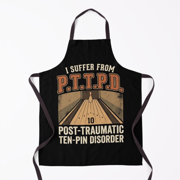 Item preview, Funny Bowling Shirt PTTPD Post Traumatic Ten Pin Disorder Bowler Gift designed and sold by ArcaneArtistry.