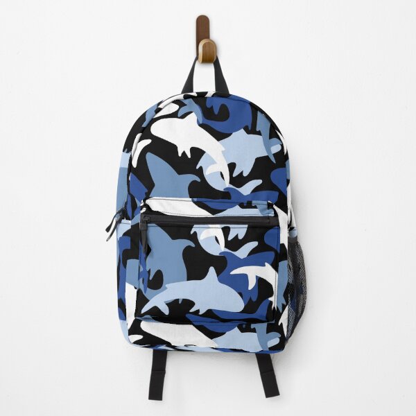 Item preview, Blue Shark Camouflage Marine Life Pattern designed and sold by MyTutina.