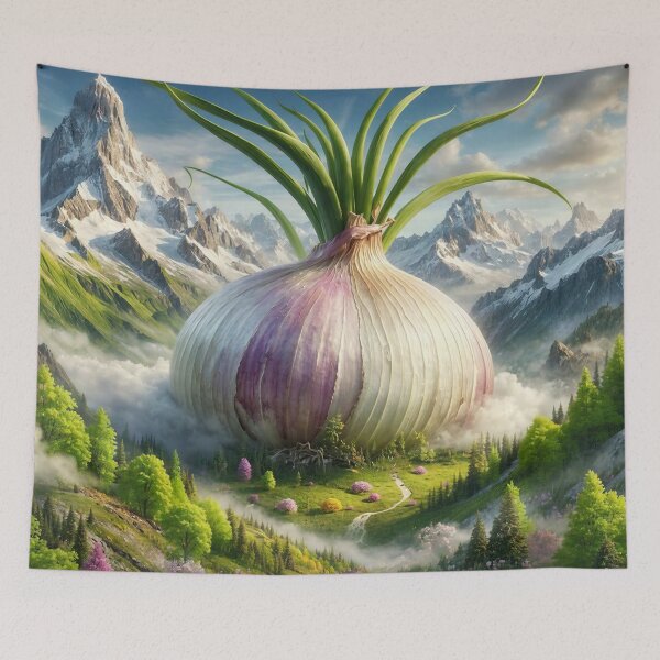 Item preview, Garlic Growing in the Mountains designed and sold by M-Y-A-R-T-.