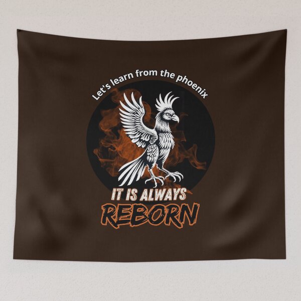Item preview, white phoenix designed and sold by wildforcedesign.
