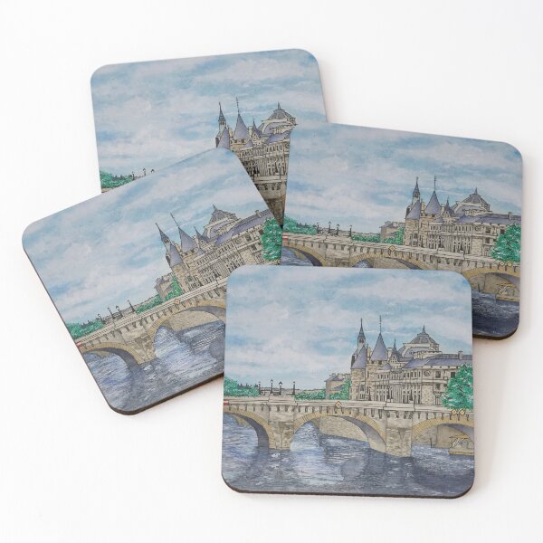 Item preview, Pont Neuf Paris - Original Watercolor Cityscape Art designed and sold by AliAltinelArt.