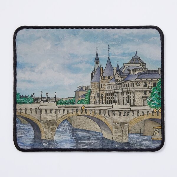 Item preview, Pont Neuf Paris - Original Watercolor Cityscape Art designed and sold by AliAltinelArt.