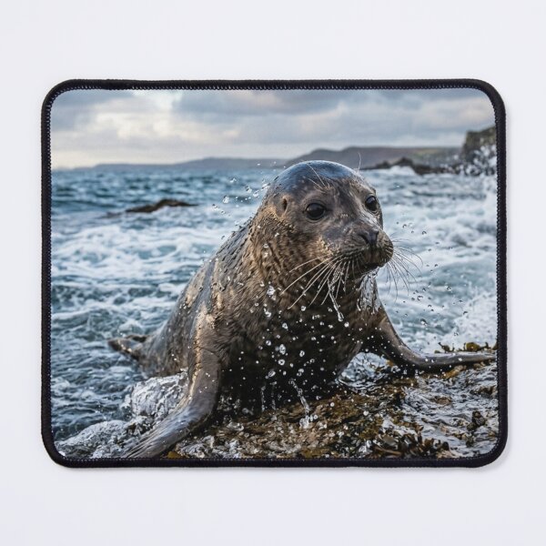 Item preview, Seal emerging from the water designed and sold by Malisa345.