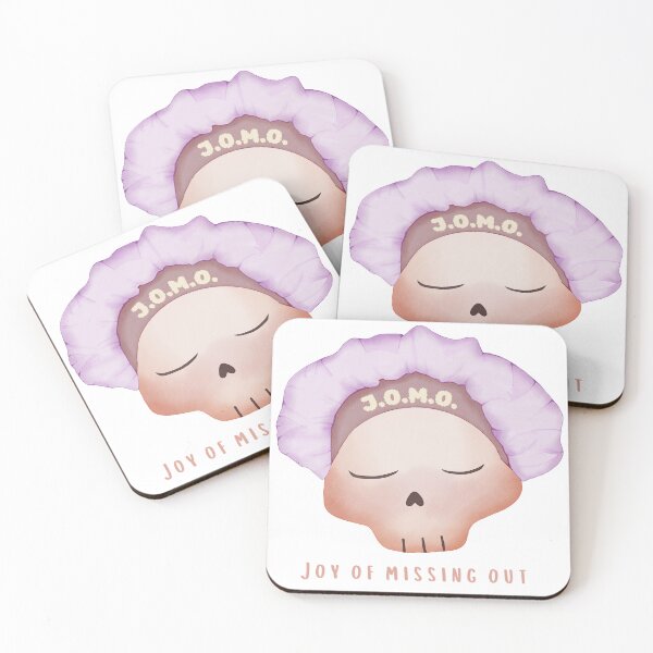 Item preview, J.O.M.O. — Joy of Missing Out Dark Cute Skull designed and sold by Reverber.arting.