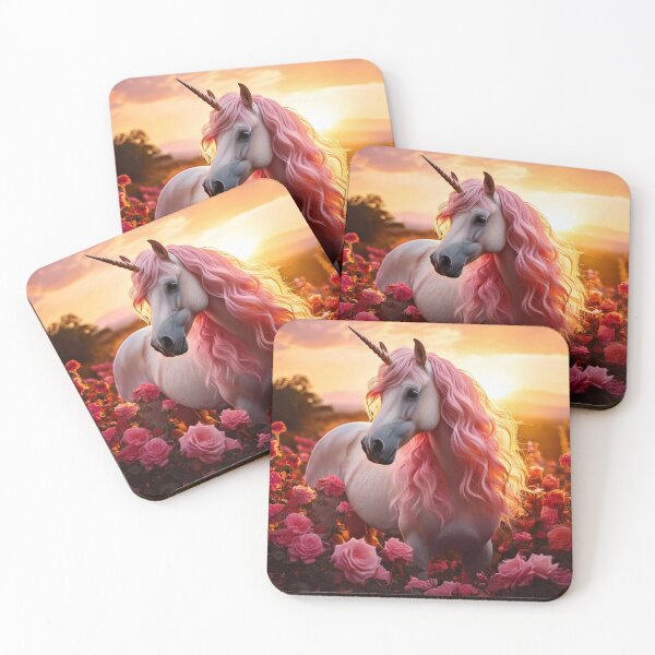 Item preview, Pink Rose Unicorn | Scottish Celtic Folklore designed and sold by Englandbear.