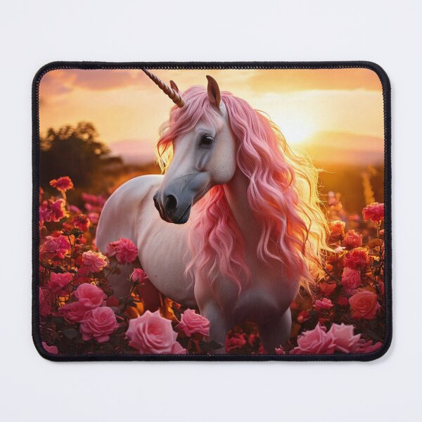 Item preview, Pink Rose Unicorn | Scottish Celtic Folklore designed and sold by Englandbear.