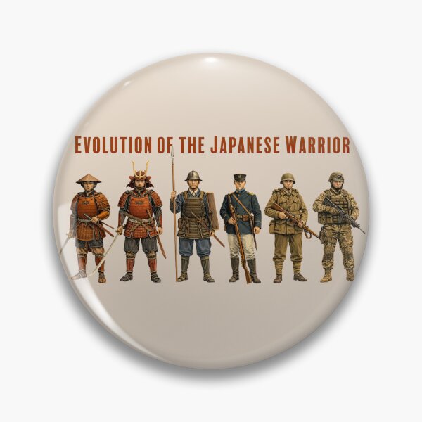 Artikelvorschau, Evolution der japanischen Kriegerkunst entworfen und verkauft von Retr0Tshirts.
