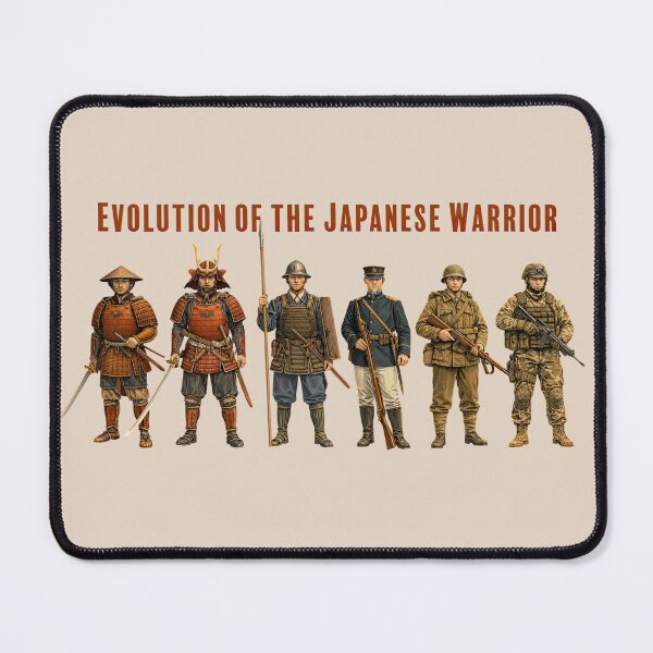 Item preview, Evolution of Japanese Warrior Art designed and sold by Retr0Tshirts.