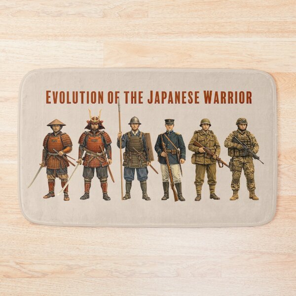 Item preview, Evolution of Japanese Warrior Art designed and sold by Retr0Tshirts.