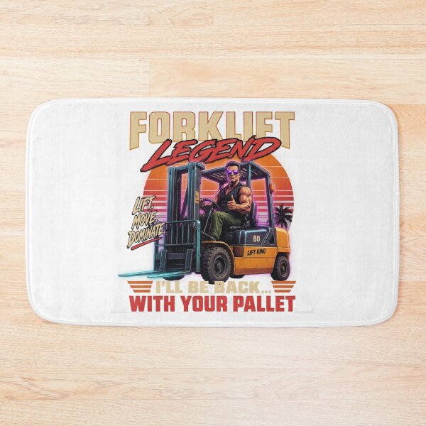 Item preview, Forklift Legend I'll Be Back Pallet designed and sold by RetroNibylander.