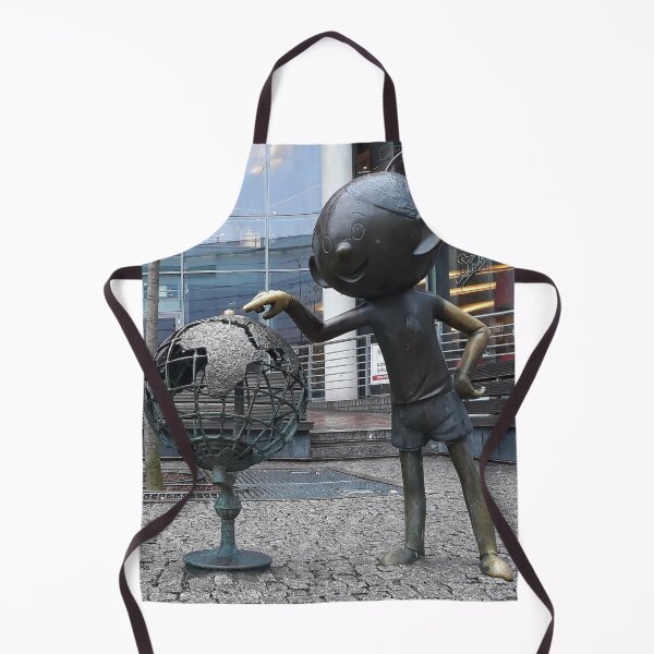 Item preview, Bronze Boy Statue with Globe Sculpture designed and sold by Kainicram.