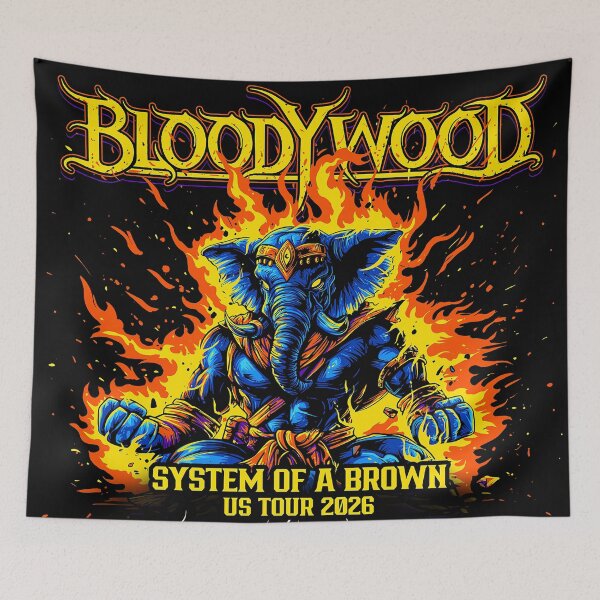Item preview, Bloodywood – “System of a Brown Tour US 2026" AYM designed and sold by hilarysneed06.