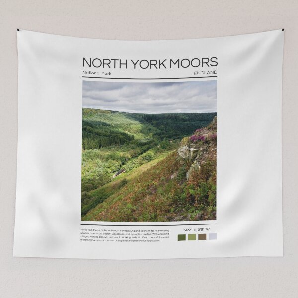 Item preview, North York Moors National Park - England  designed and sold by StudioRedKoala.