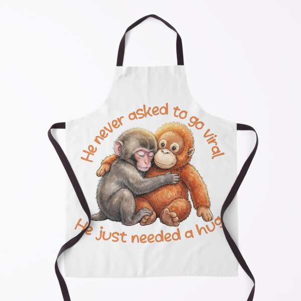 Item preview, He Just Needed a Hug - Punch the Monkey Viral Story designed and sold by KZIQ.