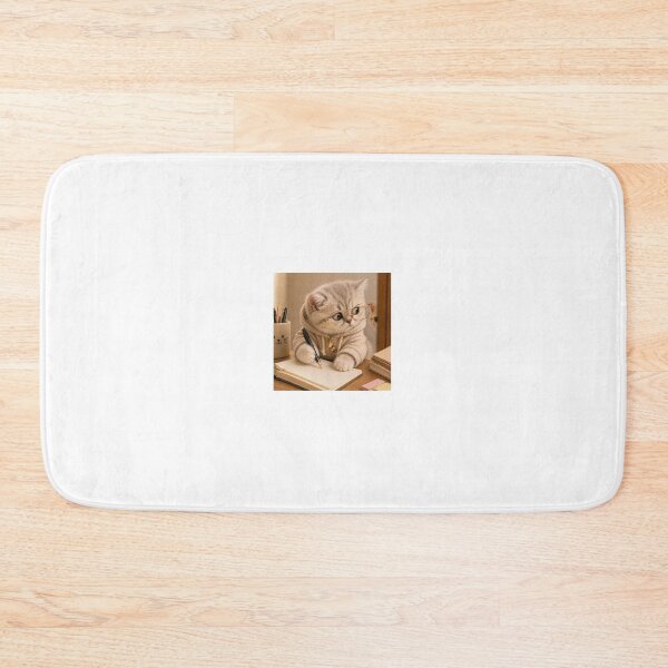 Item preview, Pookie Cat Writing Cute Naughty Kitten Aesthetic designed and sold by LovelyCatGalaxy.