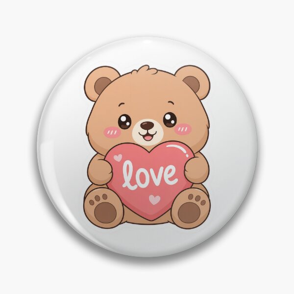 Item preview, Kawaii Love Bear designed and sold by TheAYA.
