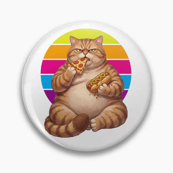 Item preview, Cat that eats too much designed and sold by LOVEARTDESIGN.