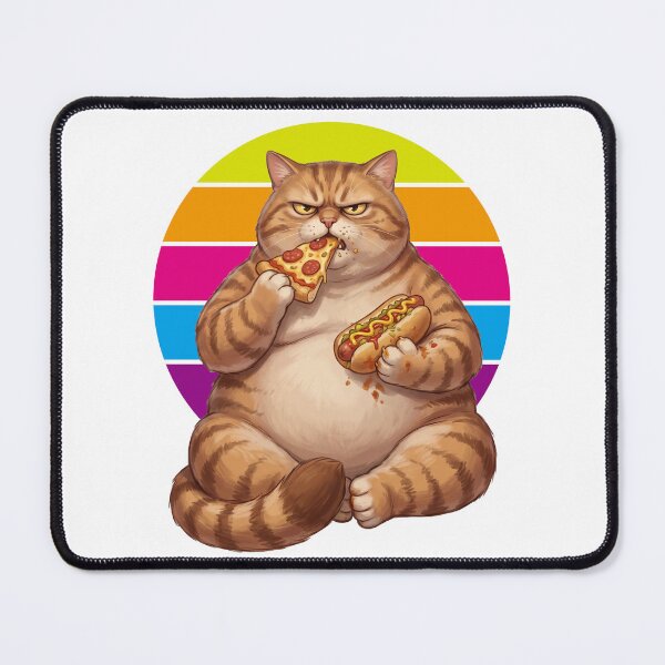 Item preview, Cat that eats too much designed and sold by LOVEARTDESIGN.