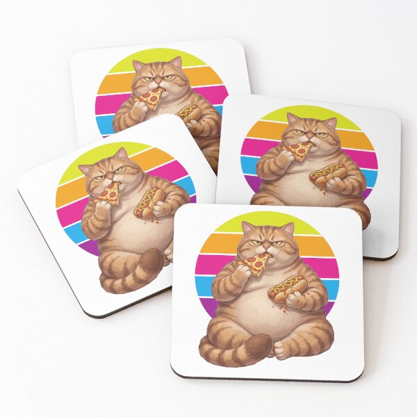 Item preview, Cat that eats too much designed and sold by LOVEARTDESIGN.