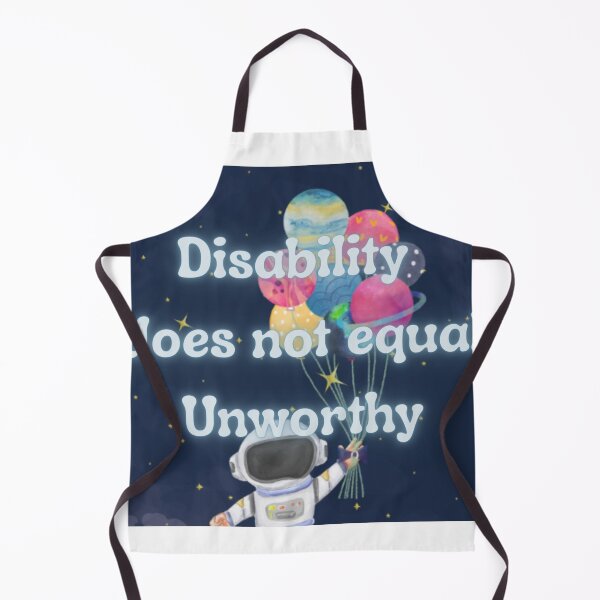 Item preview, disability does not equal unworthy designed and sold by ExcessiveSarcasmCo..