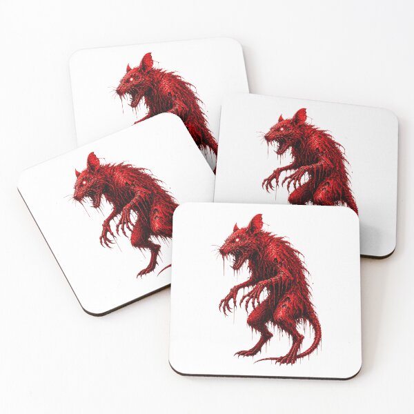 Item preview, Horror Rat Blood Creature – Dark Gothic Red Monster Creepy Design designed and sold by unglaublichGut.