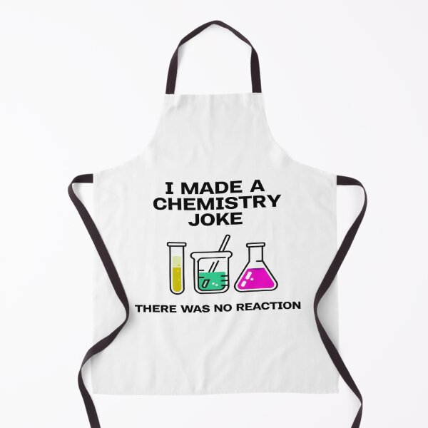 Item preview, Funny Chemistry Joke Design – No Reaction Science Humor with Beaker, Flask & Test Tube Art designed and sold by Bright Nest Studio.