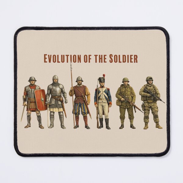 Item preview, Evolution of the Warrior Through Time designed and sold by Retr0Tshirts.