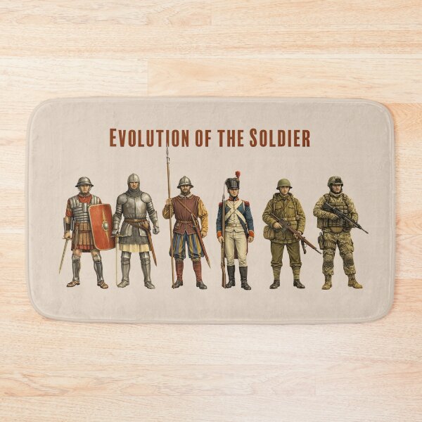 Item preview, Evolution of the Warrior Through Time designed and sold by Retr0Tshirts.