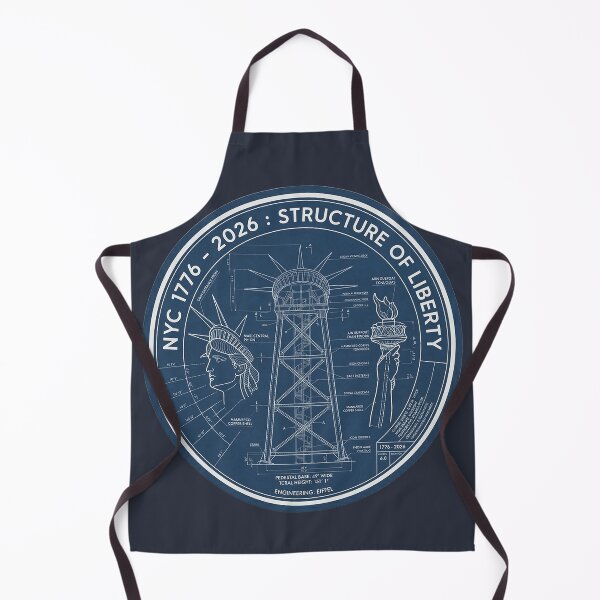 Item preview, Vintage Lady Liberty Architectural Blueprint 1776-2026 designed and sold by rygenr8.